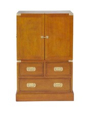 BAR Wardrobe " Germont " Maritime Style Solid Wood Cocktail Cabinet Spirits New
