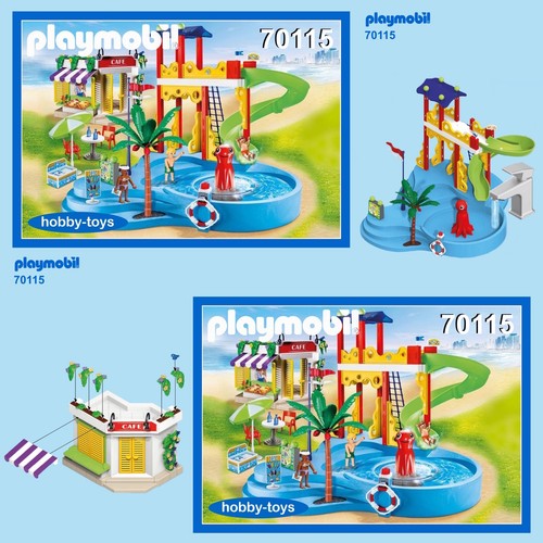 Playmobil 70115 water park - playmobil, *