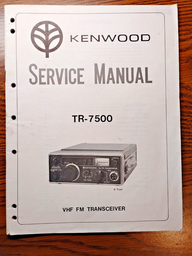 Kenwood 7500 service - kenwood, tr-7500