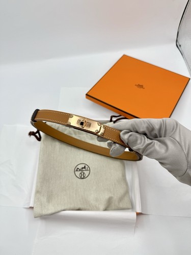 Hermès kelly belt gold - hermÈs,