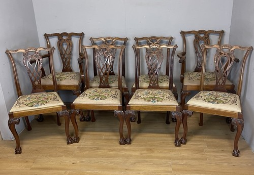 Set chippendale revival - chippendale,