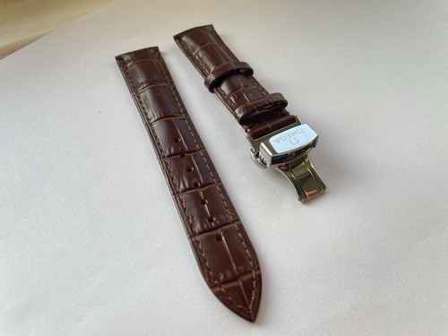 18mm19 omega leather - omega, watch