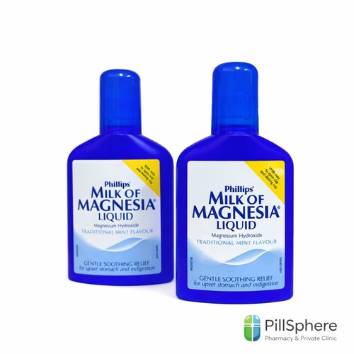 Milk magnesia bottles - of, 2
