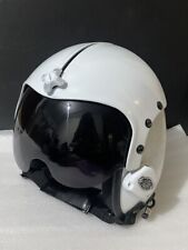 HGU-33 PLAIN WHITE FIGHTER PILOT HELMET+PIN (READY SIZE M-L AND XL-XXL)