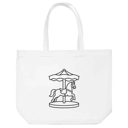 Carousel horse tote shopping - 'carousel,