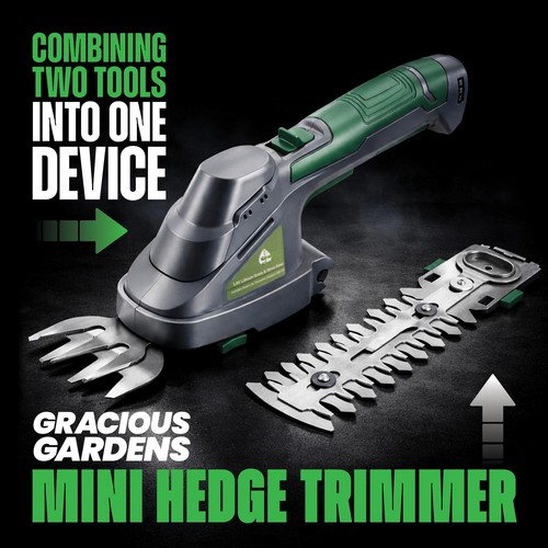 Mini cordless hedge trimmer - cordless,