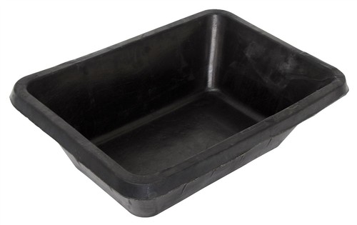 40l rubber feed bucket - rubber, horse