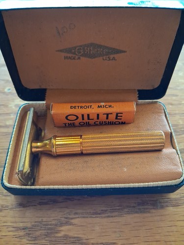 Gillette gold fat - gillette, handle