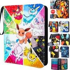 Trading Cards Album Pokemon 400/900Cards Game Binder Book Collection Folder Hold