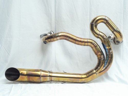 Handmade amber exhaust - 2-1, for