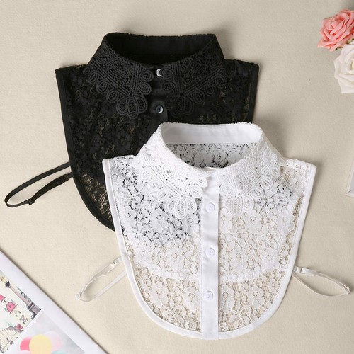 Lady lace false collar - lace, fake