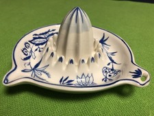 Lemon Reamer/squeezer Blue Onion Transferware 5” Ironstone Lovely