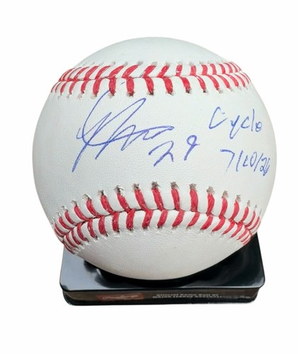 Tristan peters signed baseball - peters,
