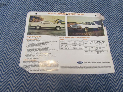 1977 ford granada sports - 1/2,
