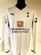 Tottenham Home Shirt 2007/08 Match Un Worn Issued Darren Bent V Liverpool Puma