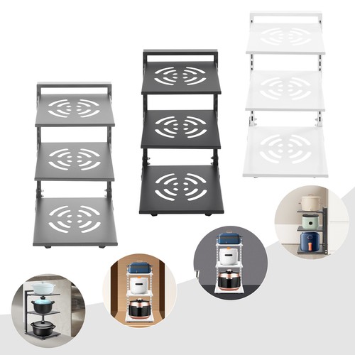 Tier pot rack organizer - rack,