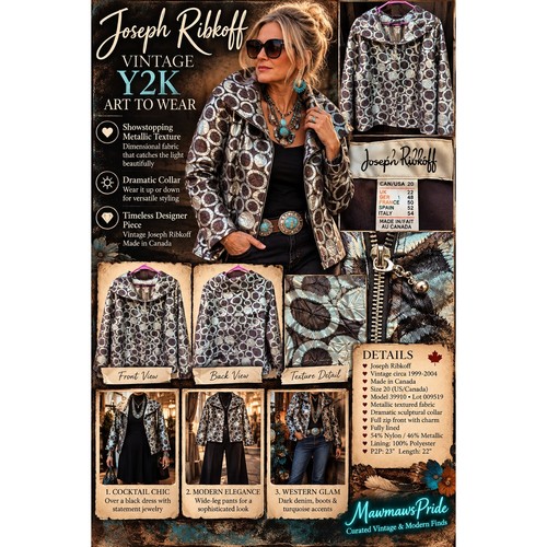 Vintage y2k joseph ribkoff - y2k,