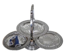 Vintage Silver Plated Three