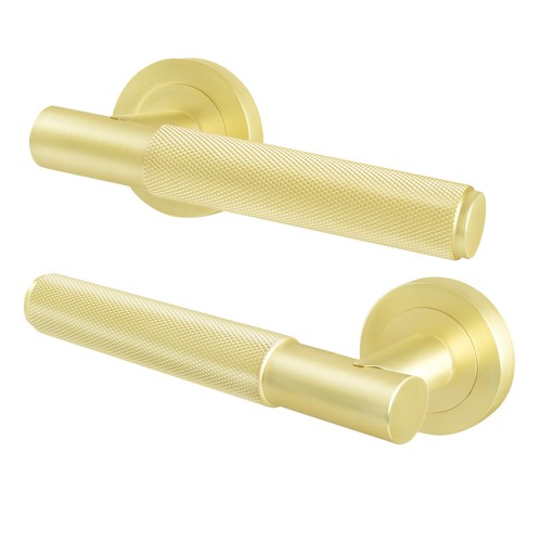 Satin brass internal door - brass,