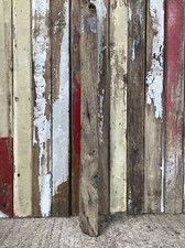 3`9" Long Reclaimed Old Solid Oak Timber Post Beam