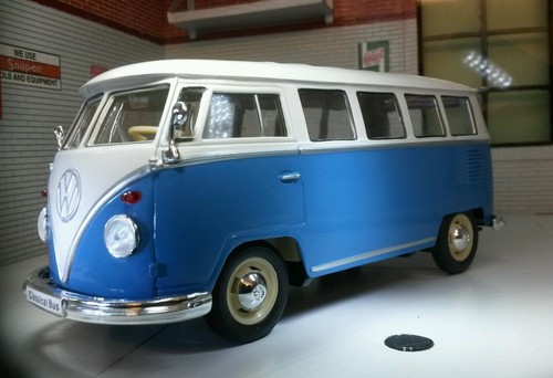 Samba blue camper 1962 - blue,