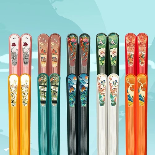 10pairs colourful chopsticks - 10pairs,
