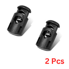 2PCS Black Plastic Cord Locks