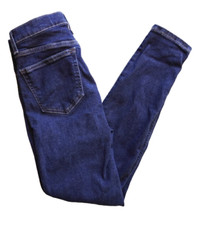TOPSHOP Sz 26 W 30 L Jamie Dark Blue Skinny Fit High Rise Ankle Jeans RRP$88