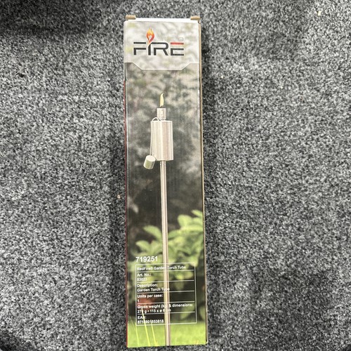 Red fire garden torch - red,