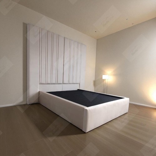 High tall headboard bed single - high,