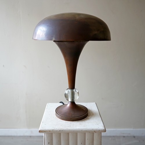 French art deco metal table - french,