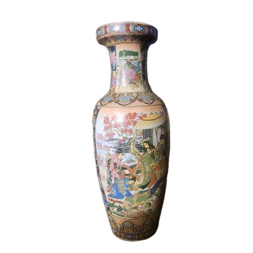 Large satsuma style vase - large,