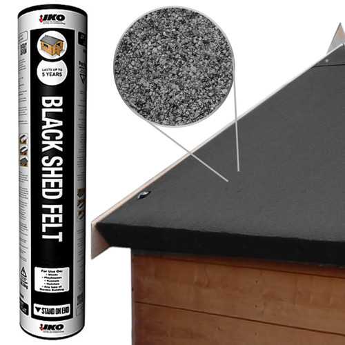 Iko shed felt black x - black, 1m