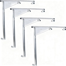 4Pcs Valance Clips 3.5" Clear