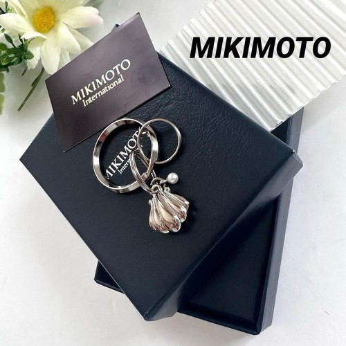 Mikimoto key ring with - with, pearl