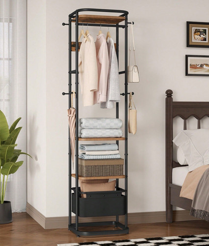 Freestanding entryway coat - freestanding,