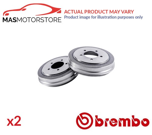 Brake drum pair set rear - brake,