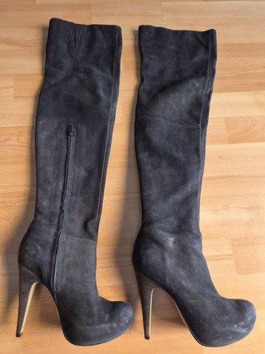 Topshop britany black suede - topshop,