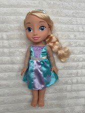Disney Frozen Toddler Elsa Doll Royal Reflection Eyes Dirty Used Please see pict