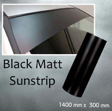 Matt Black Sun Strip Universal