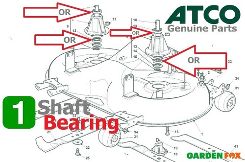 Genuine atco gt40h 102cm - genuine, tw