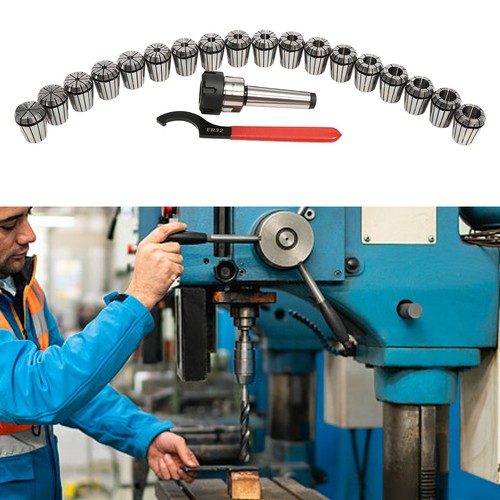 Er32 collet 18pc set - er32, mt3