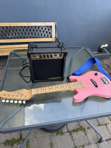 Pink mini electric - mini, guitar