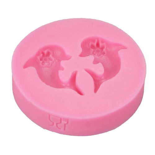Cute dolphins silicone - dolphins,