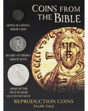 Coins From The Bible 3 Silver Pewter Reproduction Coin Pack - New Sealed