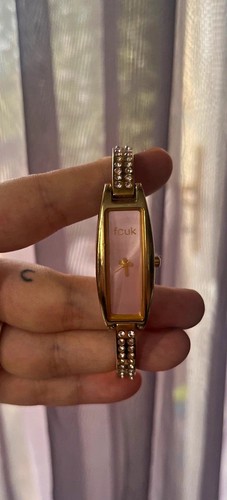 Fcuk time women gold tone - time,