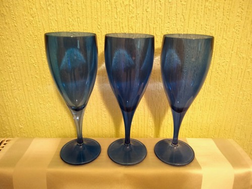 Set cobalt blue hand - set, 3