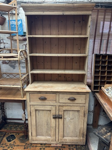 Antique pine dresser - -, kitchen