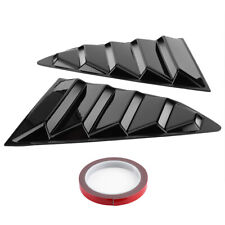 Window Louver Car Window Louver Window Side Vent Glossy Black Car Window Louvers
