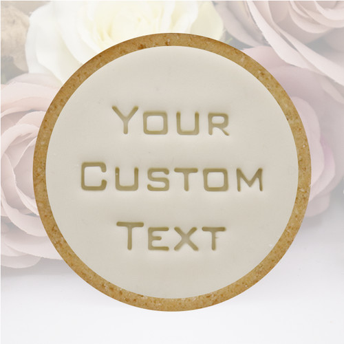 Custom text fondant - custom,